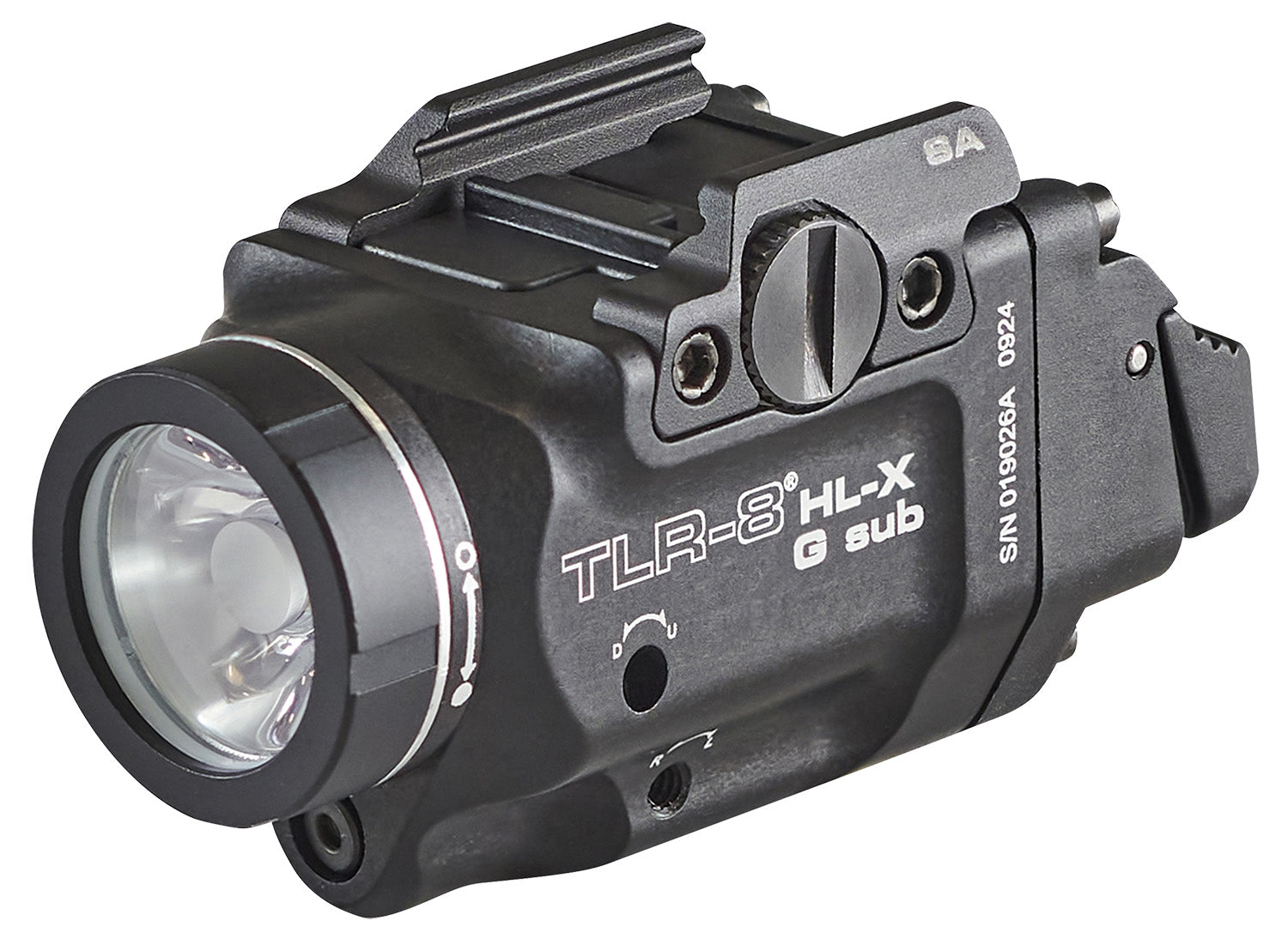 Streamlight 69479 TLR-8 Springfield Hellcat Rail Mount Light 500 Lumens Green Aiming Laser Black