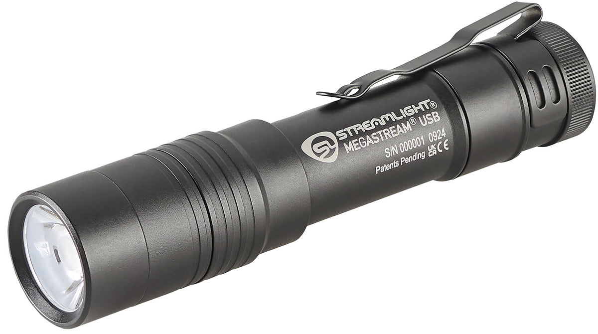 Streamlight 66210 MegaStream USB Rechargeable Aluminum Flashlight 1800 Lumens 322m Beam Distance