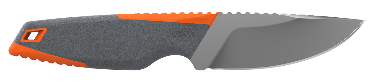 Outdoor Edge Vantex 4" Drop Point Plain Knife – VNTXDPC, 7Cr17MoV Stainless, Glass-Filled Nylon