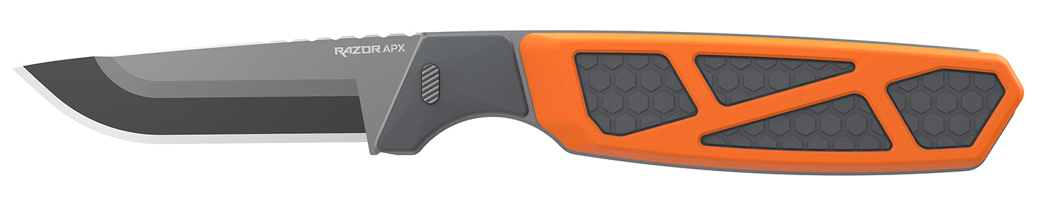 Outdoor Edge APXS306C Razor 3" 420J2 SS Plain Edge Replaceable Blade Knife