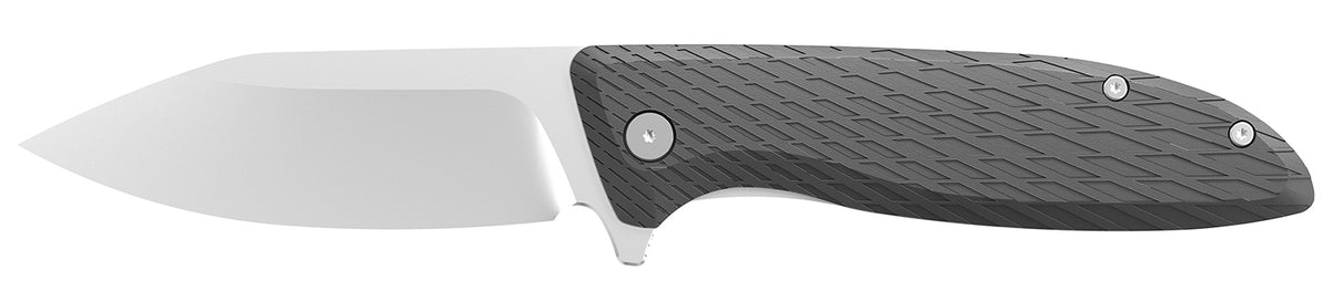Outdoor Edge Brutus Folding Plain Sheepsfoot 3.30" 4Cr14MoV Blade Nylon Handle