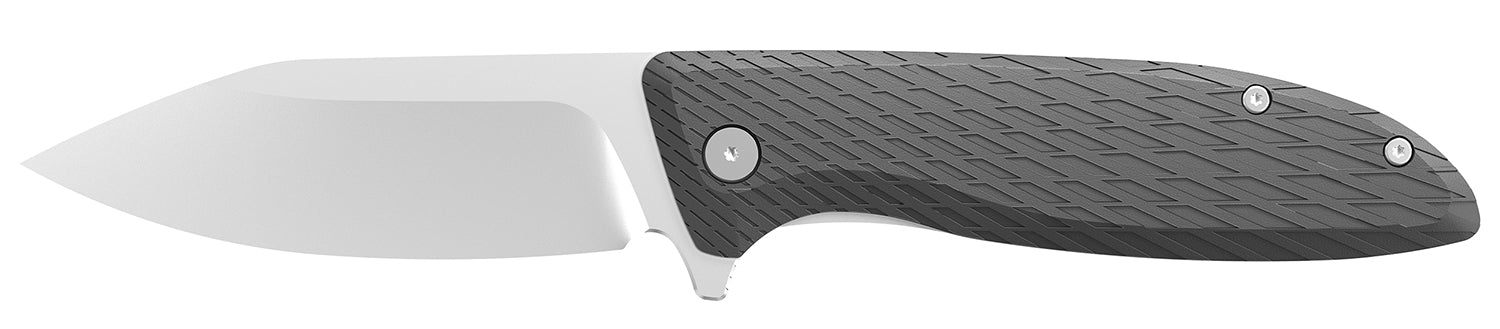 Outdoor Edge Brutus Folding Plain Sheepsfoot 3.30" 4Cr14MoV Blade Nylon Handle