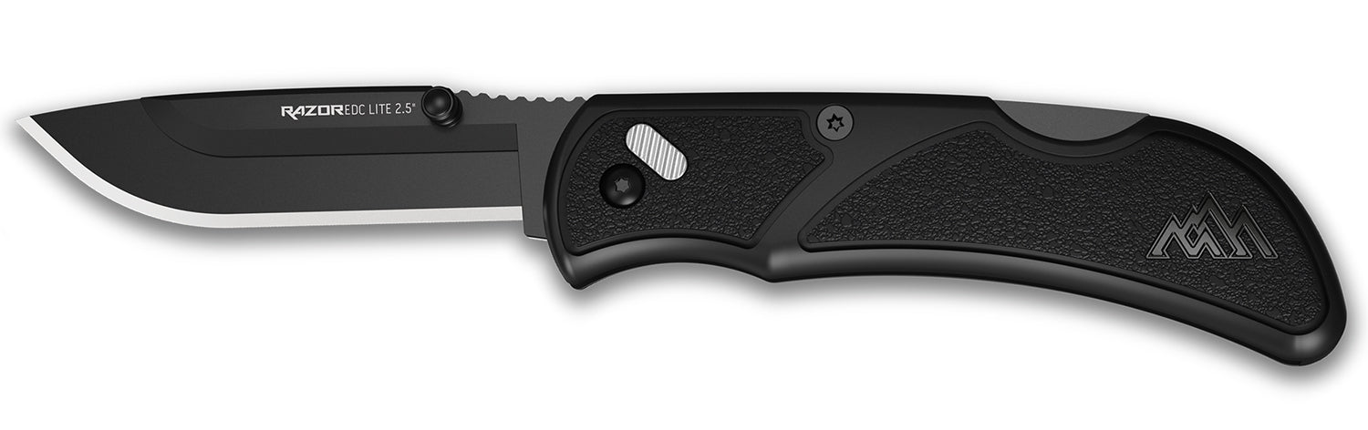 Outdoor Edge RCK252C RazorEDC Lite 2.50" Plain 420J2 Stainless Folding Blade Knife