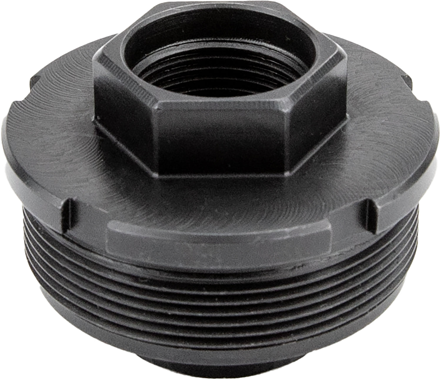KGM Suppressors A-DTA-S-3M Chromoly Steel Nitride Direct Thread Adapter 3/4x24 Black