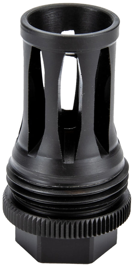 KGM QD Flash Hider Black Nitride Steel Muzzle Device 5/8"-24 tpi