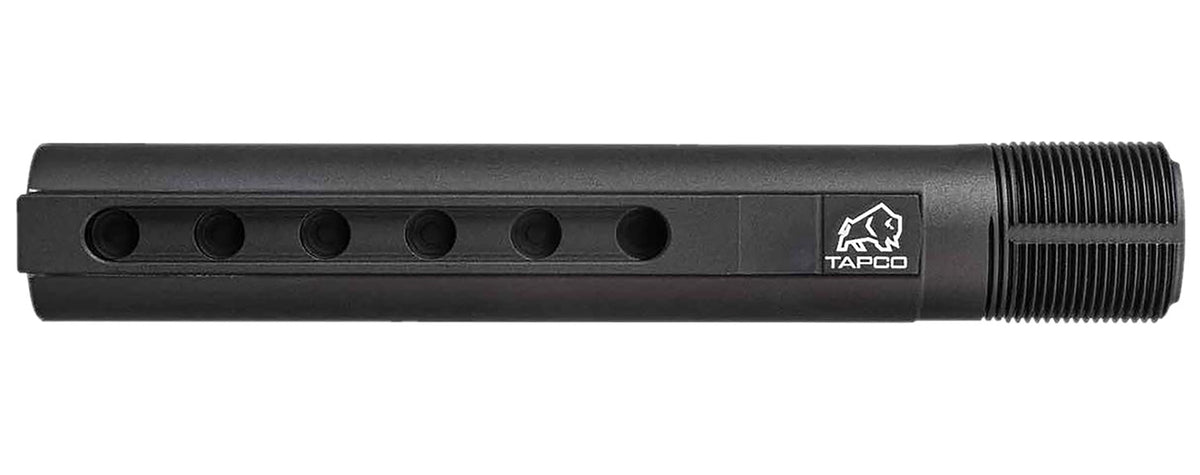 Tapco TAP22057 Black Anodized 6-Position Buffer Tube for AR-15 Rifles