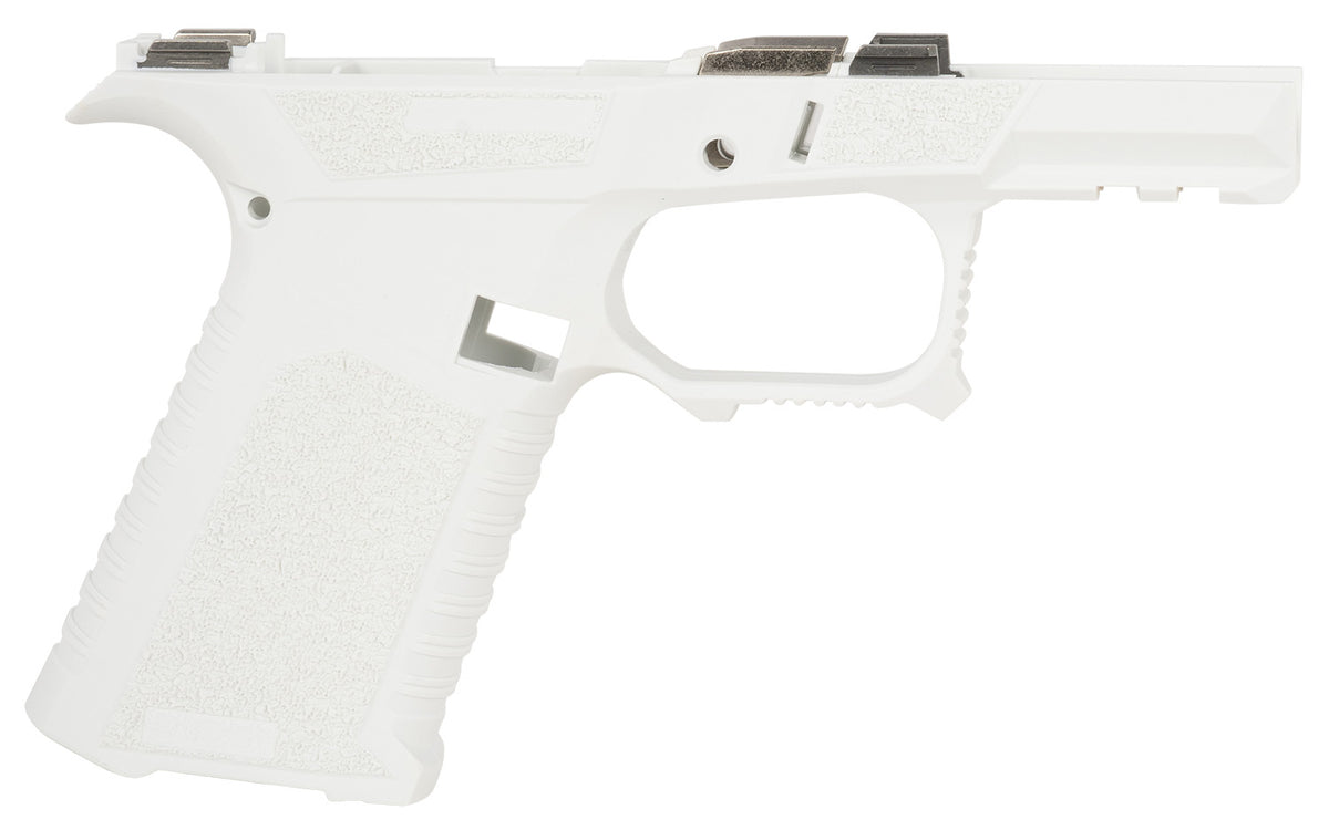 Sct Manufacturing 0225020100IF Full Frame White 9mm Luger Polymer Frame