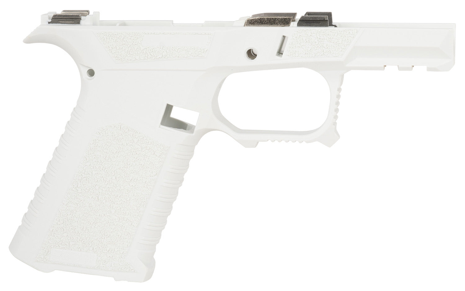 Sct Manufacturing 0225020100IF Full Frame White 9mm Luger Polymer Frame