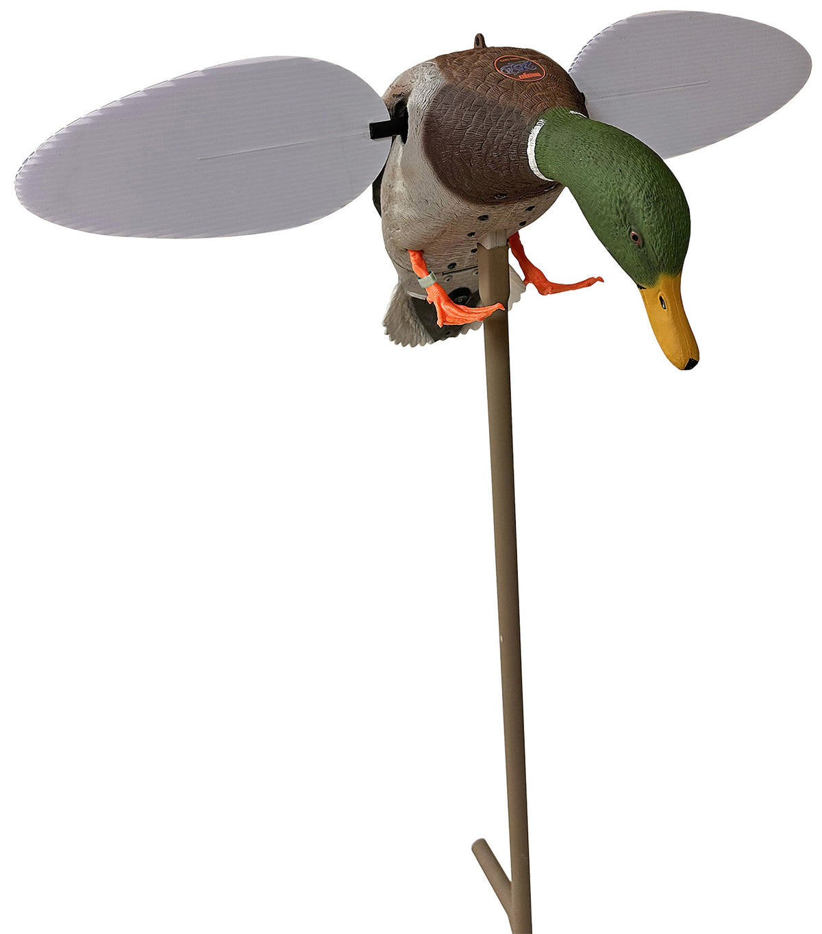 Mojo Outdoors HW2025 25th Anniversary Silver Mallard Drake Decoy with Rechargeable Battery