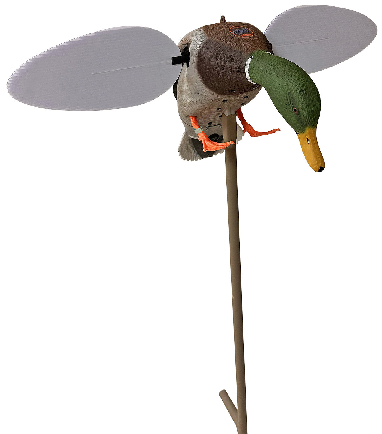 Mojo Outdoors HW2025 25th Anniversary Silver Mallard Drake Decoy with Rechargeable Battery