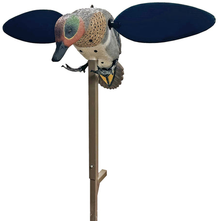 Mojo Outdoors HW2555 Teal Species Motorized Duck Decoy, Green Wing