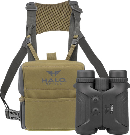 Halo Optics HALLRFBIN2000 K2000 10x42 Angle Intelligence Rangefinding Binocular