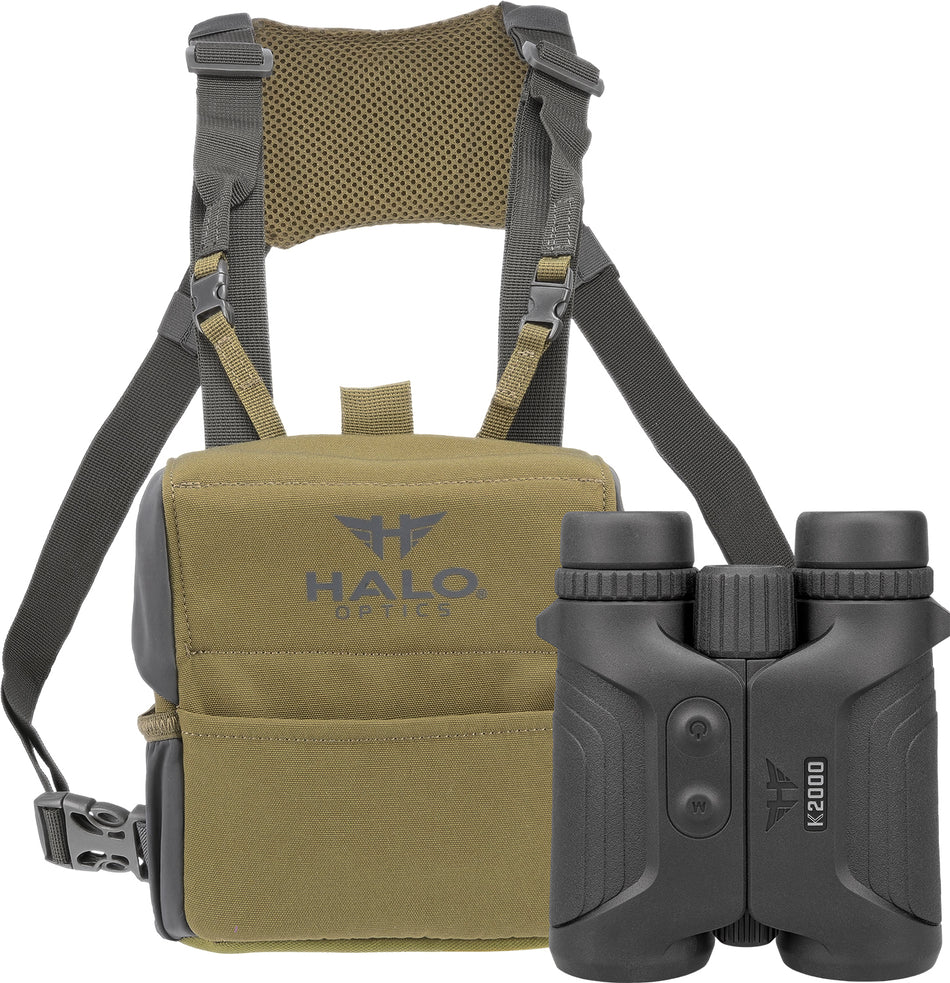 Halo Optics HALLRFBIN2000 K2000 10x42 Angle Intelligence Rangefinding Binocular