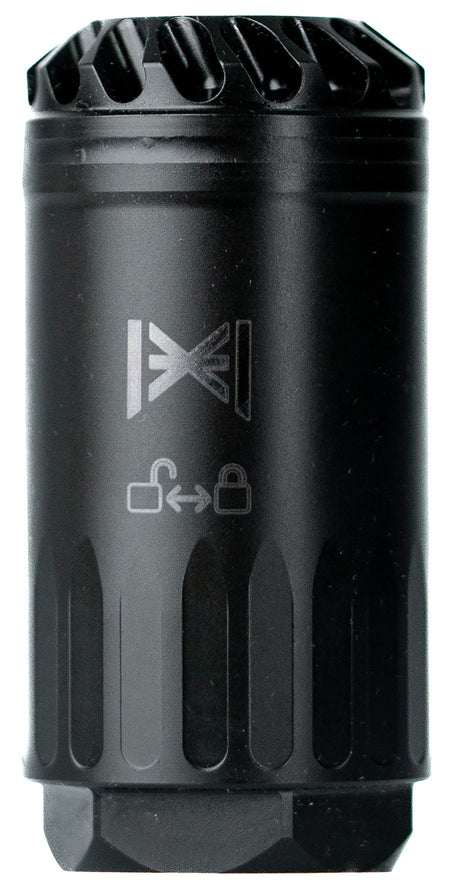 Huxwrx Blastphemy Blast Deflector 1985 Black Cerakote Steel
