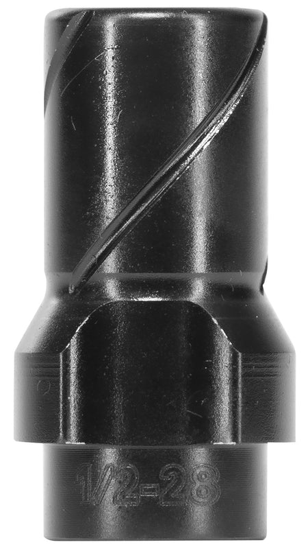 Huxwrx 3-Lug Muzzle Device 2291 9mm 1/2"x28 Black Finish