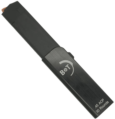 B&T BT-220599 30rd .45 ACP Black Polymer Magazine for APC45-G/SPC45-G