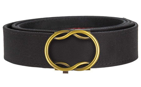Nexbelt PCS2241 Grace Battleship Gray Black Nylon Women Belt Clasp
