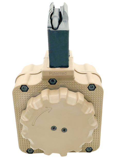 ProMag DRMA1-FDE 50rd .308 Drum Mag for AR-10 Flat Dark Earth Polymer