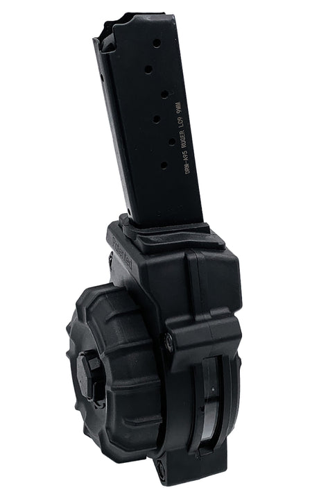 ProMag DRMA95 9mm 30-Round Drum Mag Fits Ruger LC9/EC9 Polymer