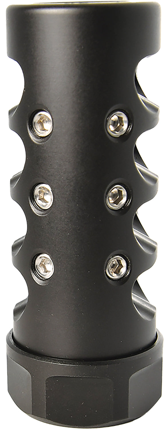 APA G4L5860N Gen 4 Little Bastard Black Nitride Muzzle Brake 6mm 5/8"x24 Tunable Ports