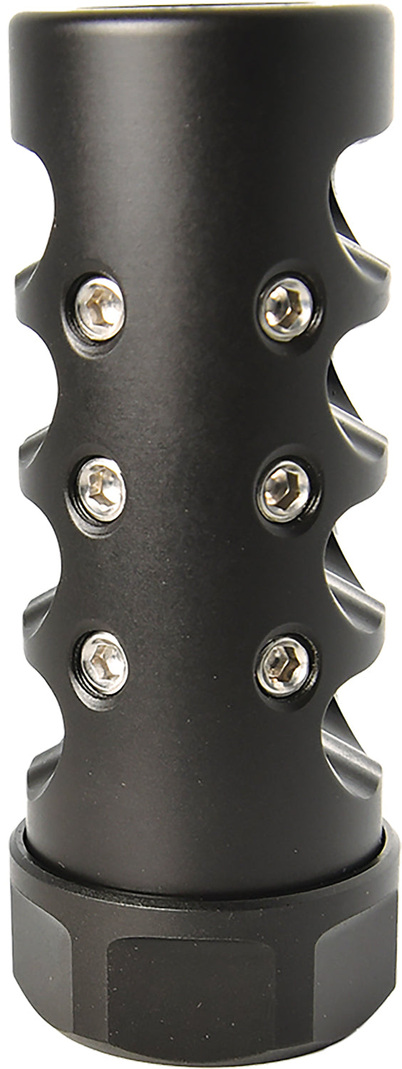 APA G4L5865N Gen 4 Little Bastard Black Nitride Muzzle Brake 6.5mm 5/8"x24 Tunable Ports
