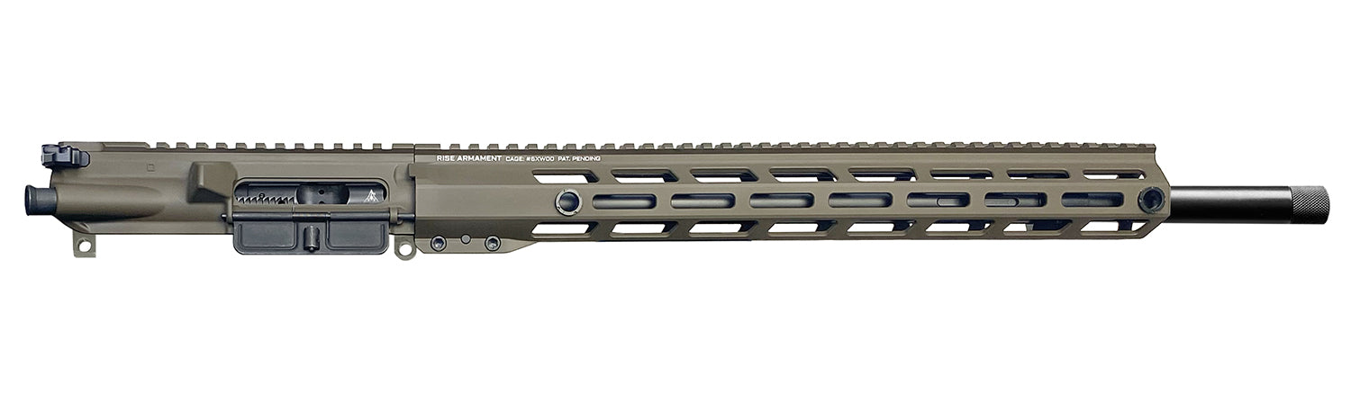 Rise Armament RA22ARCCUBRN18 AR-15 Upper Assembly .22 ARC 18" Stainless Steel Barrel with Brown Cerakote