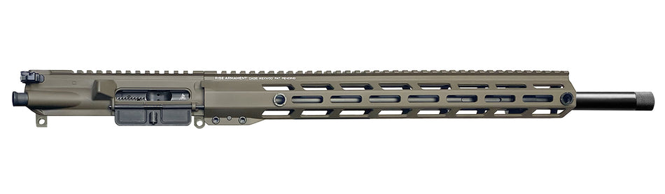 Rise Armament RA22ARCCUBRN18 AR-15 Upper Assembly .22 ARC 18" Stainless Steel Barrel with Brown Cerakote