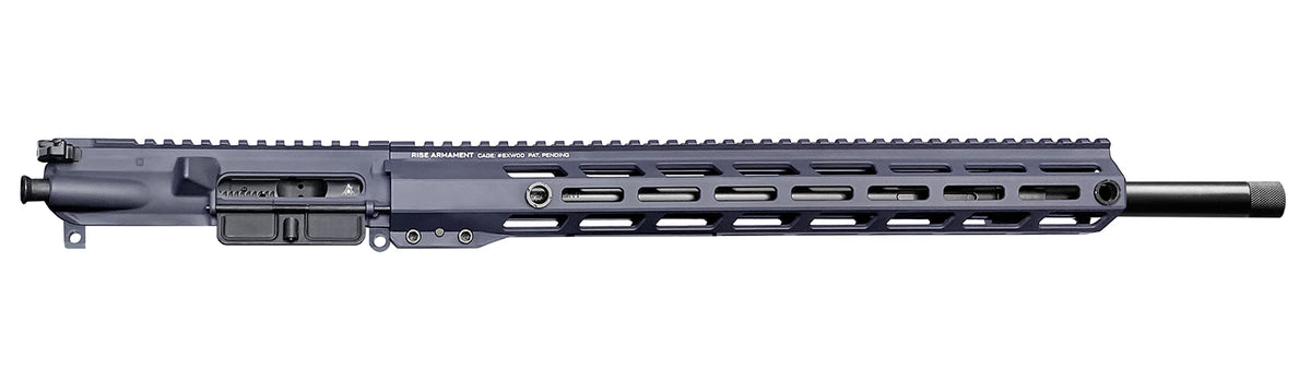 Rise Armament RA6ARCCUGRY18 AR-15 Upper Assembly 6mm ARC 18" Barrel Grey Cerakote Aluminum