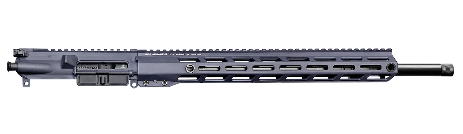 Rise Armament RA6ARCCUGRY18 AR-15 Upper Assembly 6mm ARC 18" Barrel Grey Cerakote Aluminum