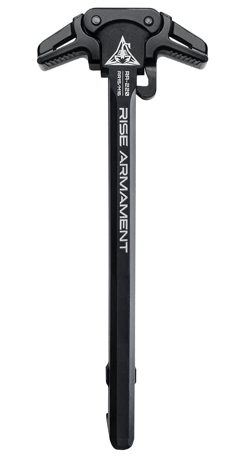 Rise Armament Ambidextrous Charging Handle Black Anodized AR-15 Precision Machined