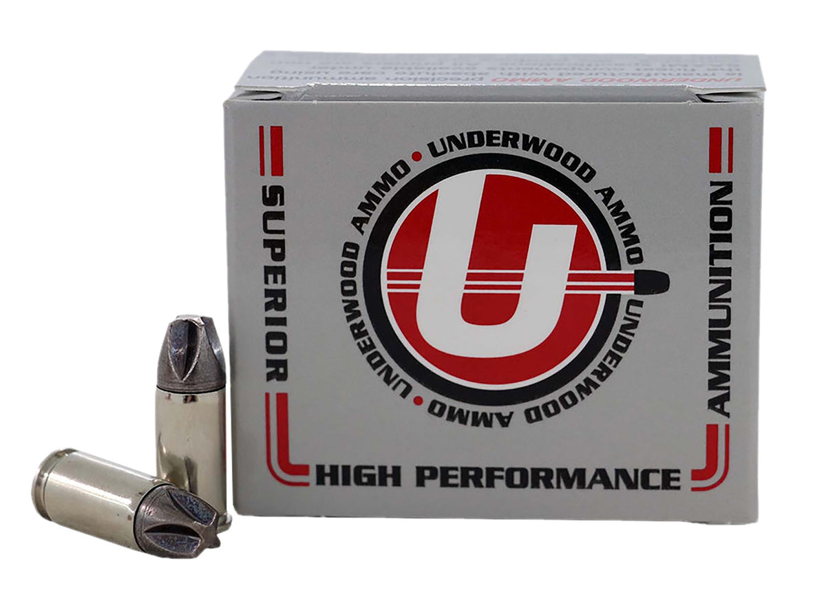 Underwood Ammo 9mm Luger / Parabellum  90 grain Solid Monolithic ammunition