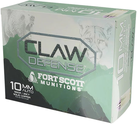 Fort Scott Munitions 10mm Auto  190 grain Solid Flat Nose ammunition
