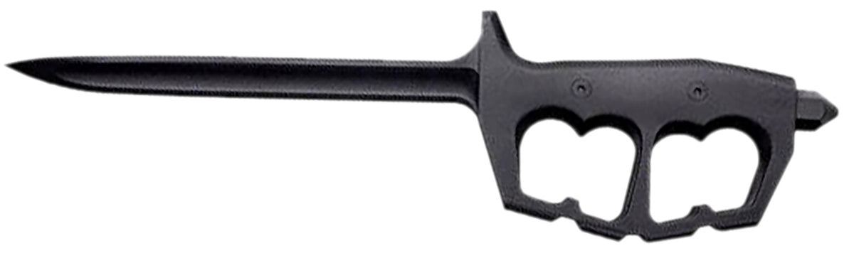 Cold Steel FGX Chaos 6" Fixed Griv-Ex Stiletto Blade, Black Polymer Handle, 8" Overall