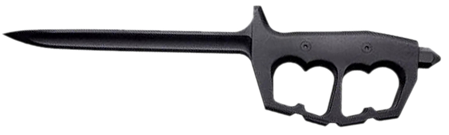 Cold Steel FGX Chaos 6" Fixed Griv-Ex Stiletto Blade, Black Polymer Handle, 8" Overall