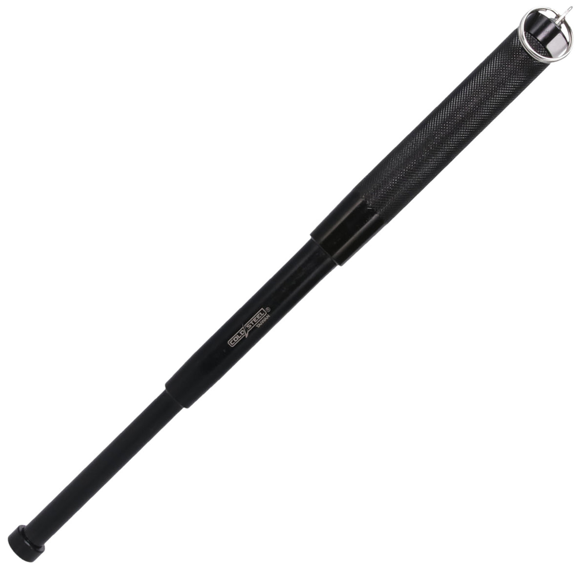 Cold Steel CSBT16 Steel Expandable Baton 11-16" Collapsible Black with Keyring Pouch