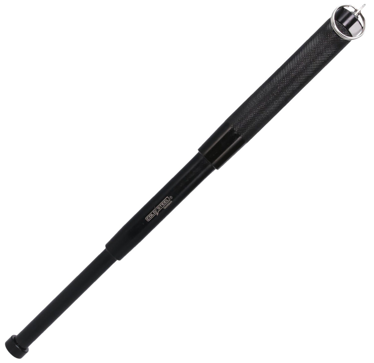 Cold Steel CSBT16 Steel Expandable Baton 11-16" Collapsible Black with Keyring Pouch
