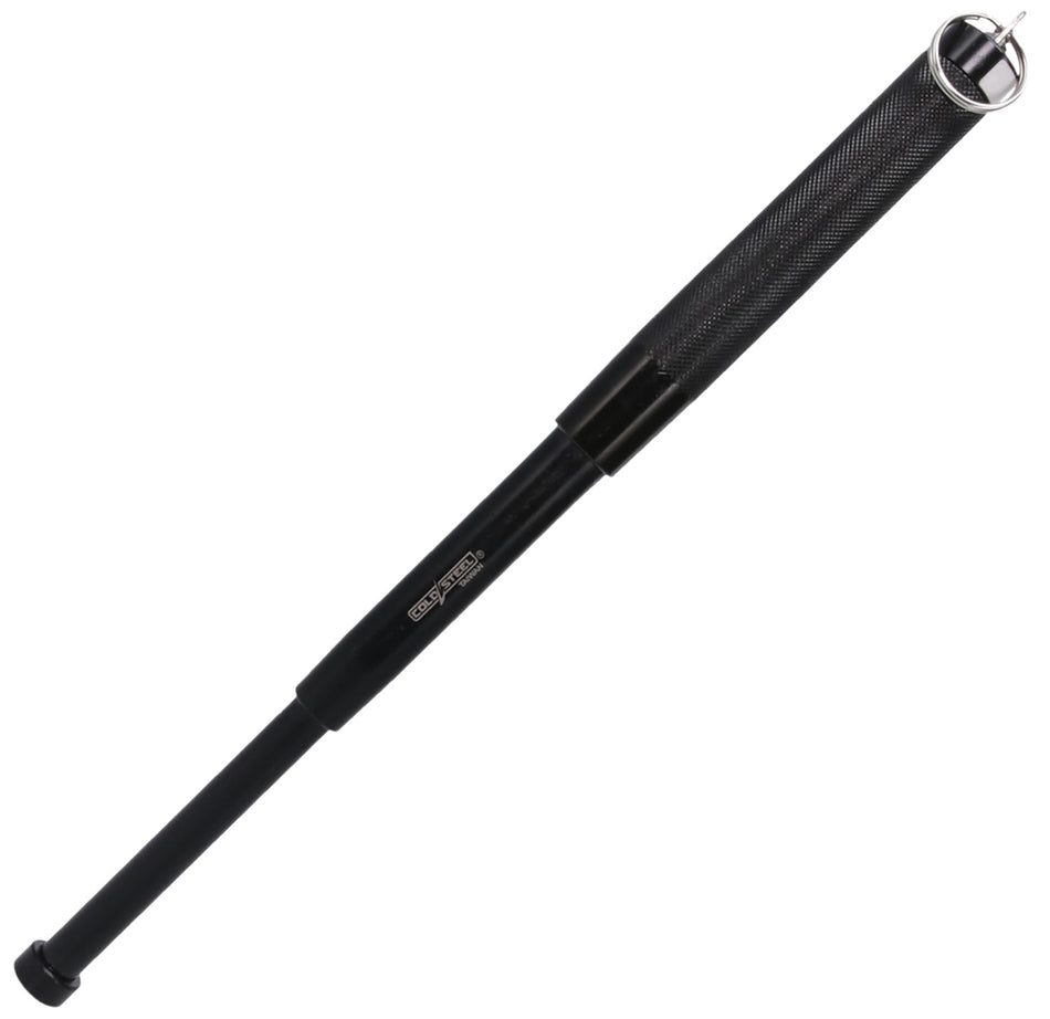 Cold Steel CSBT16 Steel Expandable Baton 11-16" Collapsible Black with Keyring Pouch