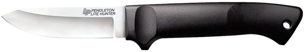Cold Steel Pendleton Lite Hunter 3.63" Fixed Blade Drop Point 4116 Stainless, Black Polymer Handle