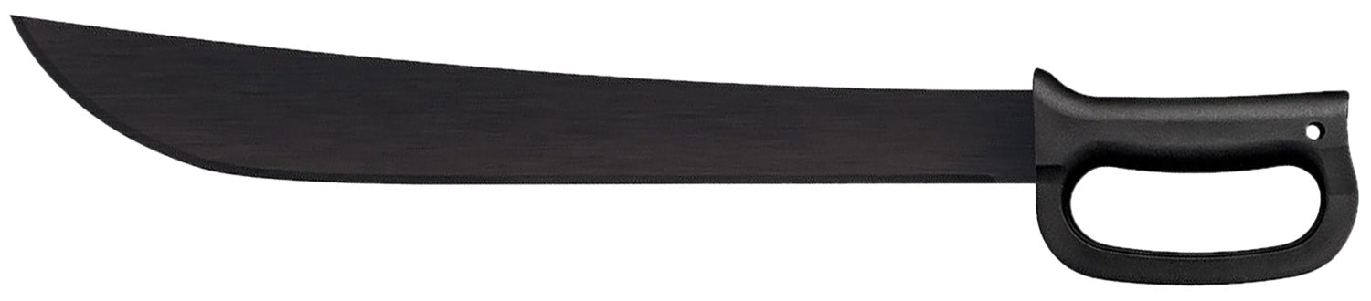 Cold Steel Latin D-Guard 18" 65Mn Carbon Steel Machete, Black Polypropylene D-Guard Handle, Includes Sheath