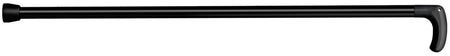 Cold Steel CS91PBX Heavy Duty Cane Aluminum Shaft with Nylon Partial Crook Handle Black
