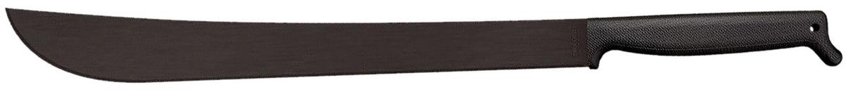 Cold Steel CS97TM21S 21" Two-Handed Machete Baked-On Anti Rust Carbon Steel Blade Black Handle