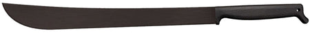Cold Steel CS97TM21S 21" Two-Handed Machete Baked-On Anti Rust Carbon Steel Blade Black Handle
