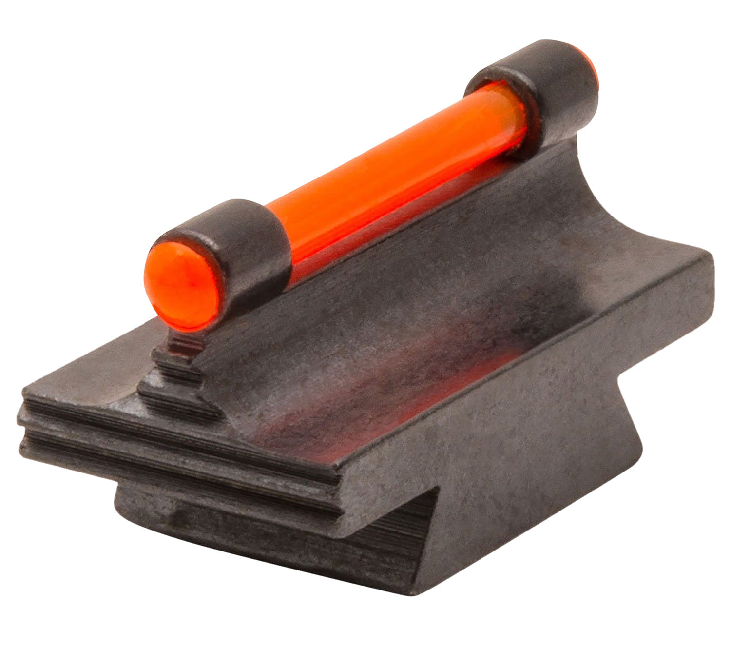 TruGlo TG95343RR Front Rifle Sight Red Fiber Optic Black Frame 3/8 Inch Dovetail .343 Height
