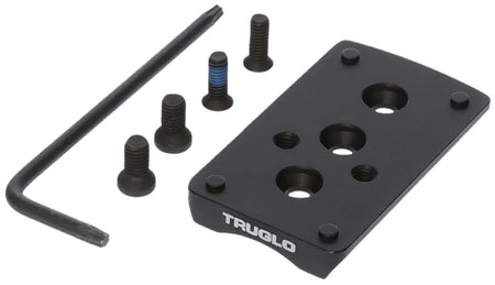 TruGlo TGTG8950M2 Black Nitride Fortress Pistol RMR Optic Mount Steel