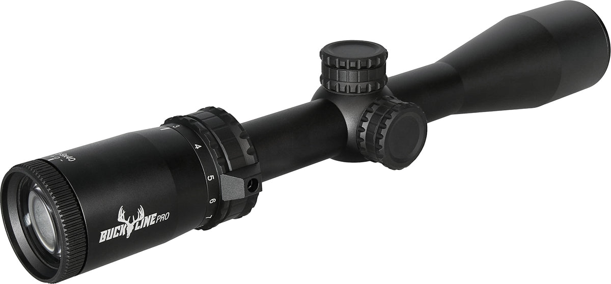 TruGlo Buckline Pro Rifle Scope 3-9x40mm Matte Black 1-Inch Tube TGTG85394PXB