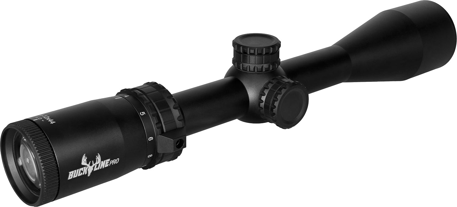 TruGlo Buckline Pro Rifle Scope 4-12x42mm Matte Black 1-Inch Tube TGTG8541PXB