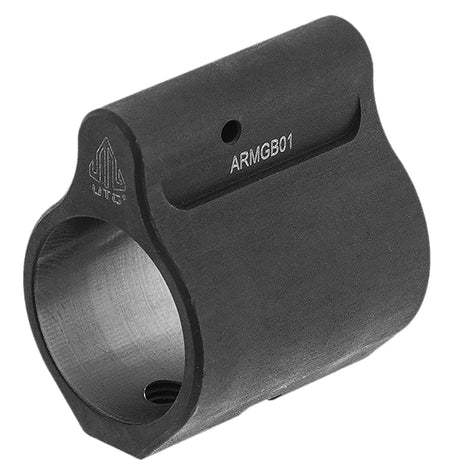Leapers MNTARMGB01 Low Profile Micro Gas Block .750" Phosphate Finish Steel