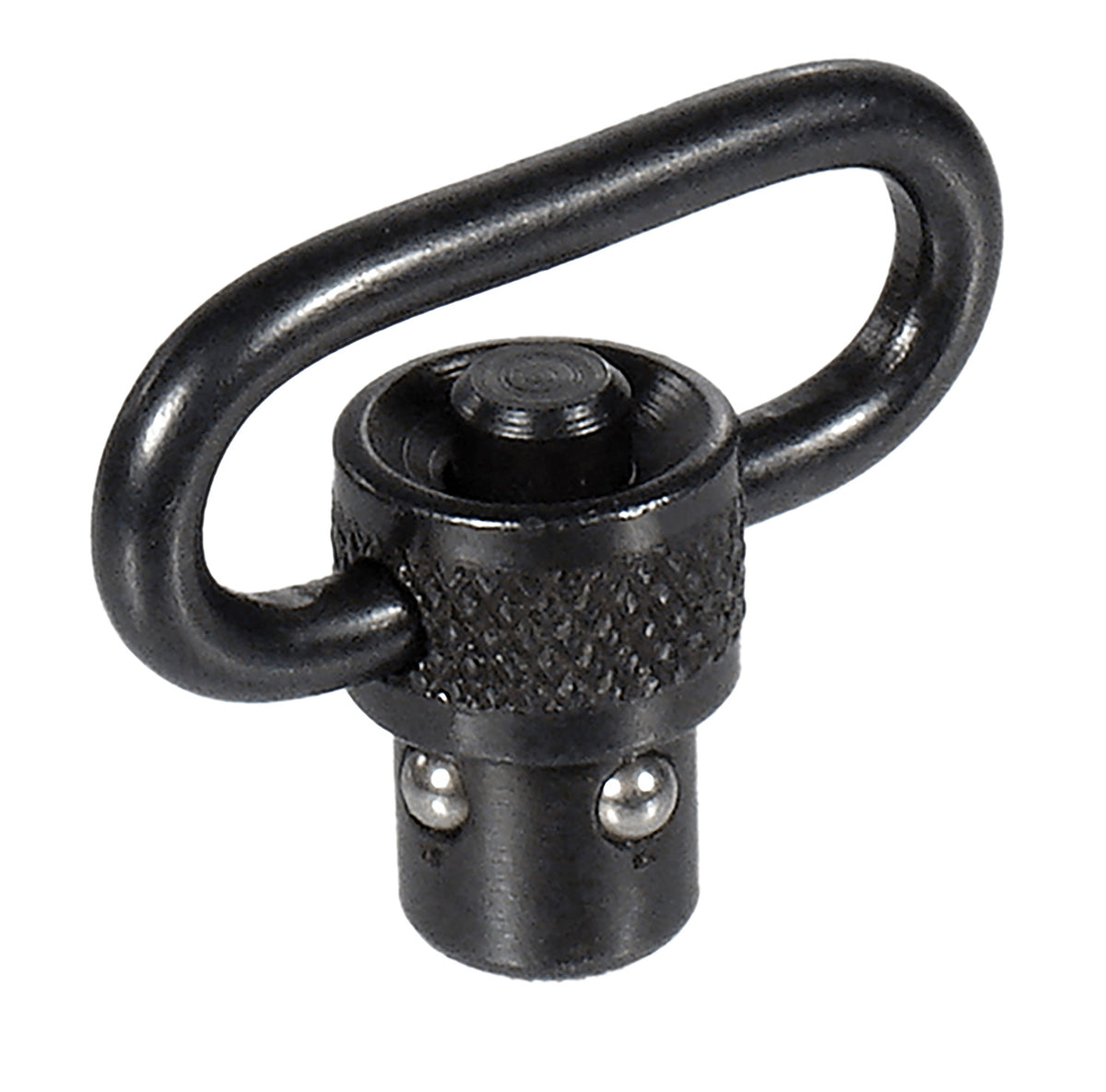 Leapers TLQDSW08A QD Sling Swivel 1 Inch Loop Black Steel