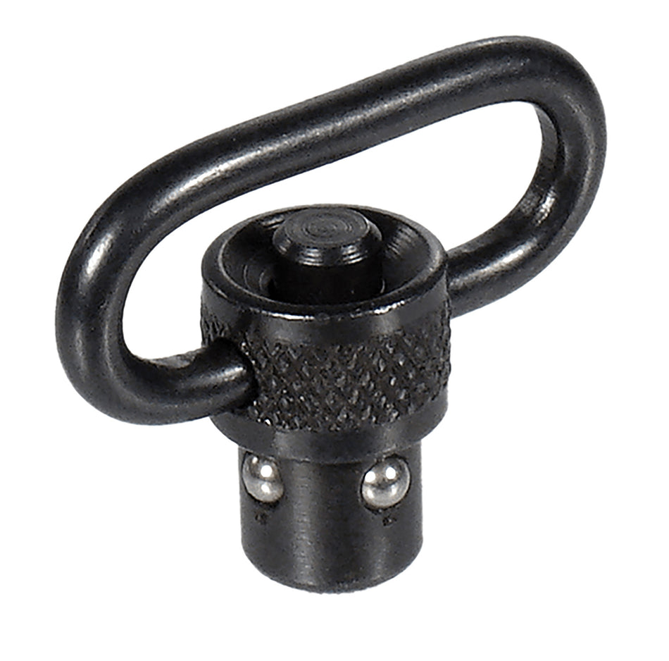 Leapers TLQDSW08A QD Sling Swivel 1 Inch Loop Black Steel