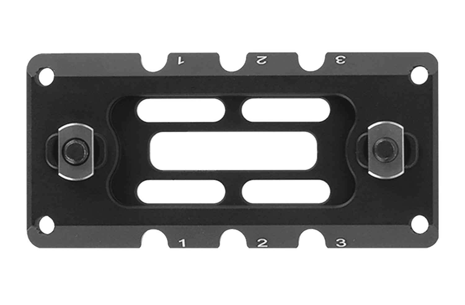 Leapers TLUMA01 M-LOK ARCA Rail Mount 3.10" Matte Black 7075-T6 Aluminum